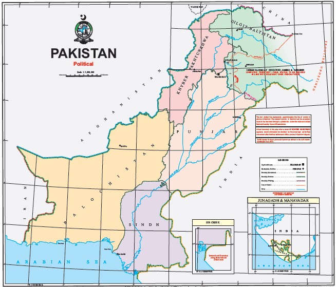 Map of Pakistan